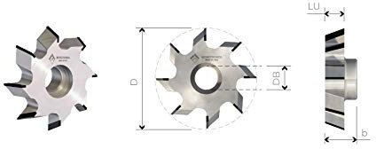 FRESE BORDATRICI IN DIAMANTE PER SMUSSARE ATTACCO HSK - MOBILTECNICA .3_D75 | LU 8 | ZTOT6 | DBHSK25R | SMUSS 20° | DX | H3