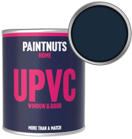 Paintnuts UPVC Window & Door Paint - RAL-5011 - STEEL BLUE Gloss 250ml Tin