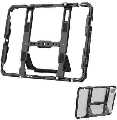 Nitze Tablet Käfig Cage für iPad A16/1 bis 10 Gen, iPad Air 11 M4/M3/M2/1 bis 5 Gen, iPad Pro 11 M5/M4/1 bis 4 Gen, iPad Pro 10.5 2017/9.7 2016, und Andere 9 bis 11 Tablets – T-TC03A