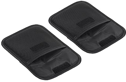 PATIKIL 120x120mm Lens Filter Case, 2Pcs Camera Filter Case Portable Lens Filter Pouch Photography Fit Camera Bag Coat Pocket Drone, Black