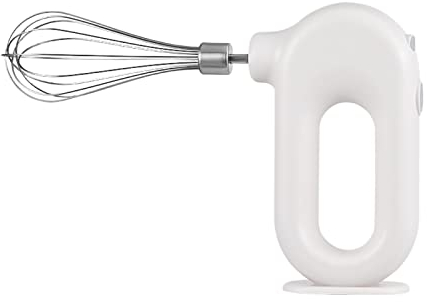 USB Rechargable Handheld Egg Beate,Mini Household Cordless Electric Hand Mixer with 2 Detachable Stir Whisks 4 Speed Modes,Baking at Home for Kitchen,Lightweight Portable(Dream Powder)