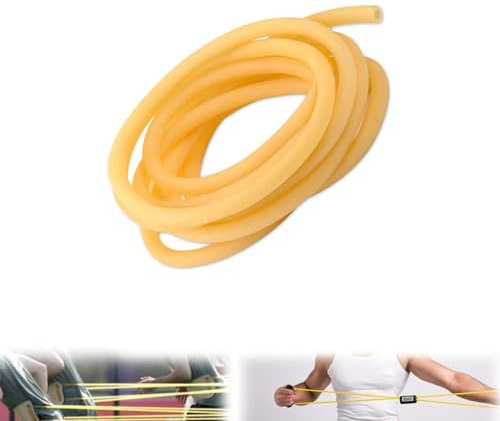 SKYPRO Tuyau en latex naturel, 3 m de longueur, diamètre intérieur 3 mm, diamètre extérieur 6 mm, épaisseur 1,5 mm, vert, 1 pièce