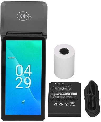 SEAFRONT POS-Terminal-Belegdrucker 4G WiFi Thermodruck 1D 2D-Code-Scanning NFC Handheld Mobile POS, 2 GB RAM 32 GB ROM für 12.0-System