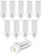 TobeBright 26W Gx24Q-3 Bombilla Fluorescente Compacta de 4 Pines, Blanco Neutro 4000K Tubo de triple de 4 Pines Lámpara CFL PLT-26W 840 Plug in CFL Ahorro de energía para garaje el aula, Pack de 10