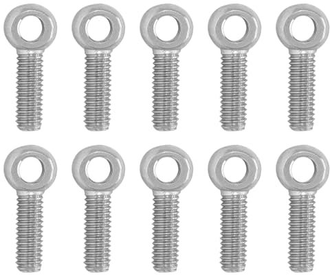 Industries Edelstahl 10 Stück Maschinen Schulter Schwenk Hebeöse Bolzen M5 × 15 Mm-M5 × 50 Mm, metrische Gewinde Ösenschrauben, M5 × 40mm