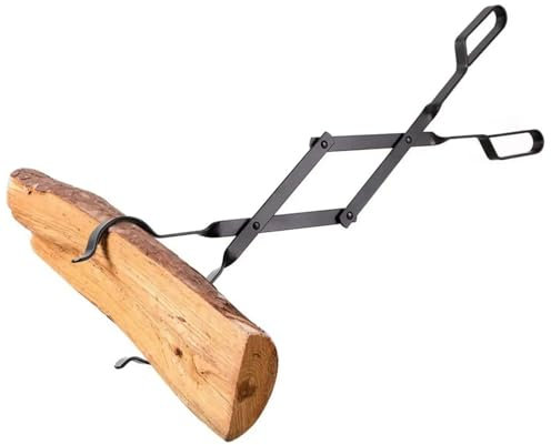Pinzas para Fuego, Pinzas para Chimenea, Pinzas para leña, Pinzas para Parrilla, fogatas, Pinzas para fogatas