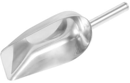 Zerodeko Pelle à Glace Métal pour Servir Glace Bonbons Grande Louche De Cuisine INOX pour Mesurer Farine Céréales Sucré