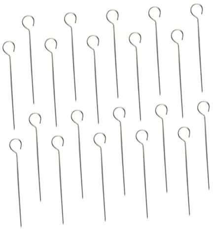 TOYANDONA 20pezzi Spiedini in Per Grigliare Bastoncini Riutilizzabili Per Barbecue Utensili Per Grigliare Pollo e Verdure Accessori Per Arrostire