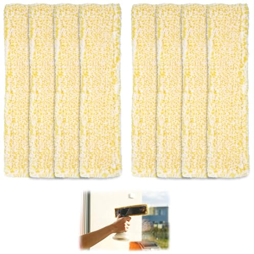 Ersatz Matte, Ersatz Putzlappen für Kärcher Fenstersauger Zubehör Ersatzteile Ersatzpads für Kärcher Fensterreiniger Fensterputzer Fensterdüse Staubtuch Ersatzbar Pads geeignet für WV2 WV5 (8)