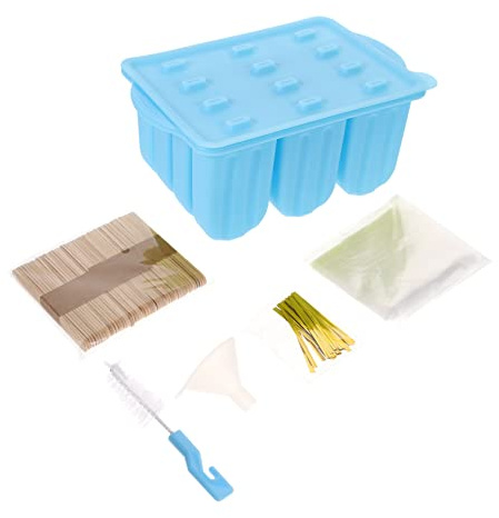 POPETPOP Moldes De Silicona Para Helados Paletas De Verano Con Palitos y Bolsas