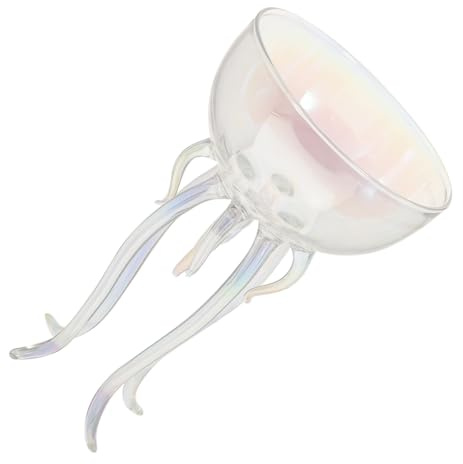 VICASKY Creative Octopus Cocktail Glass Drinkware for Home Bar Party Reusable Jellyfish-Shaped Wine Cup for Cocktail Red Wine Juice Elegant and Practical