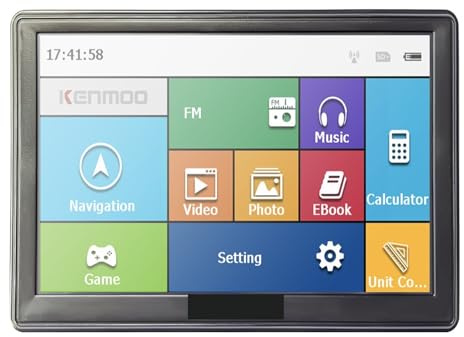 Navegación portátil GPS HD de 7 Pulgadas, 2024 mapas, navegador for Coche, camión, Camping, Caravana, navegación por satélite