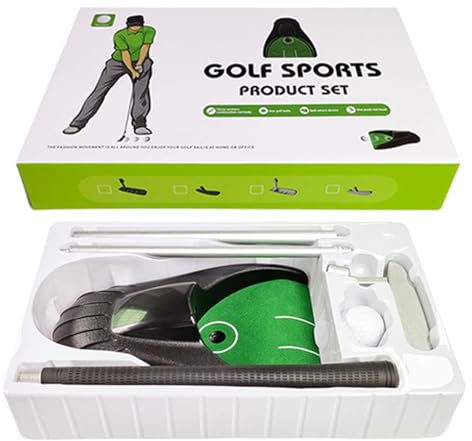 Putter da golf – Strumento compatto | Macchina automatica per il putting, per uomini donne ragazzi ragazze giovani adolescenti