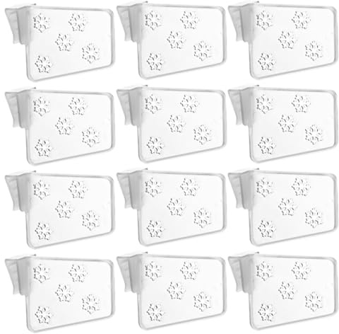SOESFOUFU 40pcs Adjustable Plastic Refrigerator Shelf Dividers Portable Fridge Door Space Separators Kitchen Drawer Organizer Storage Box for Fridge and Cupboard