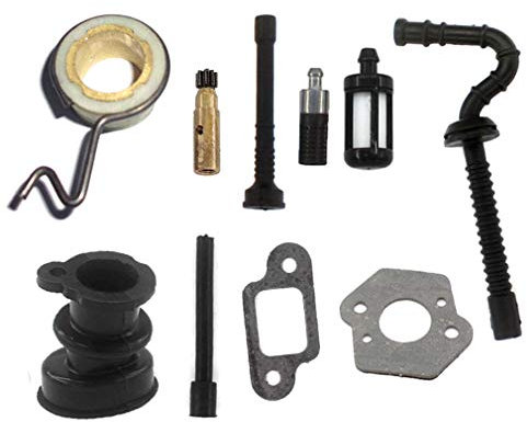 AISEN Carburettor Intake Manifold Oil Pump Drive Oil Screw Petrol Oil Filter Hose Seal For Stihl 021 023 025 MS210 MS230 MS250 Chainsaw Parts