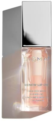 Sigma Beauty Renew Lip Oil – Getöntes Lippenöl mit luxuriösem Hochglanz-Finish und langanhaltender Feuchtigkeit für weiche Lippen – Nicht klebriges Lippenöl mit pflegenden Antioxidantien (Hush)