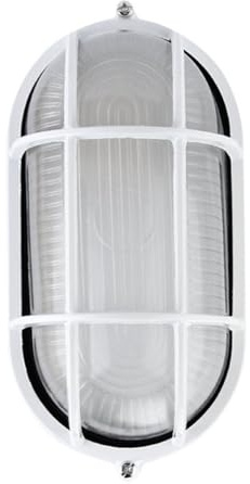 ALCXAZS Lampada da parete Attrezzatura per esterni Forniture per sauna Superficie liscia Dipinta Ovale Dispositivo di illuminazione Accessori da giardino Luce per portico