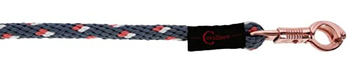 Führstrick Cora, Karabiner grau,rose,weiß