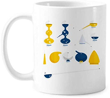 Dropper Gummi-Tropfer Chemie-Becher Keramik Kaffee Porzellan Tasse Geschirr