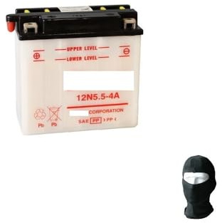 KOMPATIBEL MIT Y AMAHA MT/ABS (RE114/RE115) 125 2014 A 2019 Batterie BEREITS EINSATZBEREIT 12N5.5-4A 12V / 6AH BATTERIEN ZUM STARTEN Motor Motorrad Roller SPEZIFIKATION