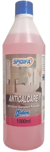 ANTICALCARE Spidifà bagno giornaliero, sanitari, ceramica e Inox 1kg, Disincrostante rimuovi calcare, rubinetterie e superfici lavabili, toglie ossidazioni - Midor