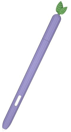 Funda para S Pen en Samsung Galaxy Tab S7 FE/S7/S7 Plus/S8/S8 Plus/S8 Ultra /S9/S9 Plus/S9 Ultra Pencil Cover Colorido para Tablet SPen Stylus Bag Protección antideslizante Funda de silicona (morado