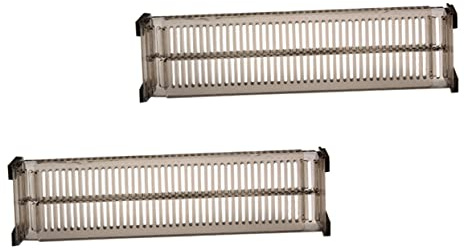 STOBAZA 2 Juegos Divisor De Cajones Separadores De Cajones para Calcetines Organizador De Cajones De Bricolaje Organizador De Cajones Expandible Productos Domésticos Ajustable El Plastico