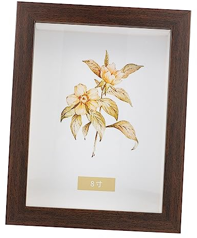 BESPORTBLE Rustic Shadow Box Display Frame for Medal Photo Dried Flowers Keepsake