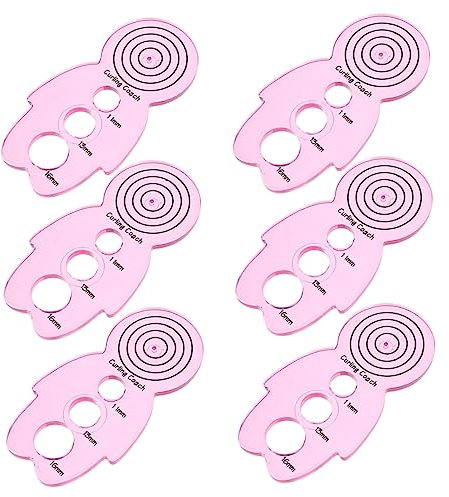 STOBOK Teppichwerkzeuge 6st Quilt-Instrument Aus Papier Eislöffel Gequilltes Papier Auspuff Plastik DIY