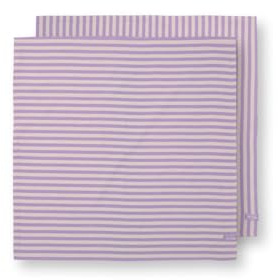 Pip Studio Stripes Set/2 Geschirrtüchern Lila