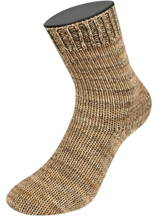 LANA GROSSA Vintage Socks | Hochwertiges Sockengarn mit Merinowolle & Ton in Ton Farbeffekt | Handstrickgarn aus 75% Schurwolle & 25% Polyamid | 100g Wolle zum Stricken & Häkeln | 400m Garn FB1007