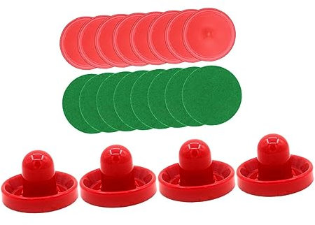 Airhockey Schläger Satz 1 Satz Kunststoff Rot für Air Hockey Tisch