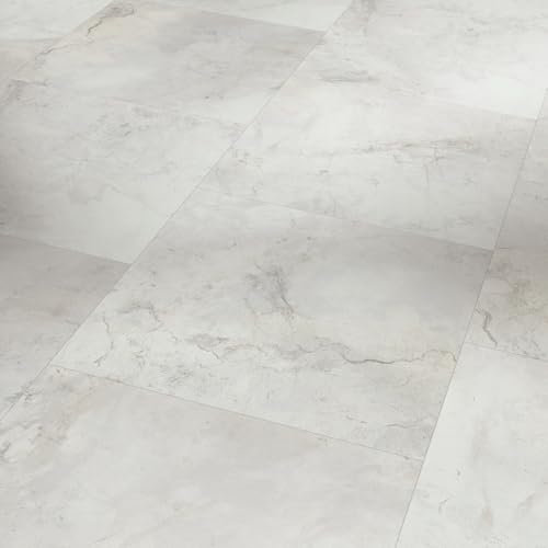 Parador Designboden Trendtime 5 Marmor Abbey weiß Mineralstruktur quadratische Fliese
