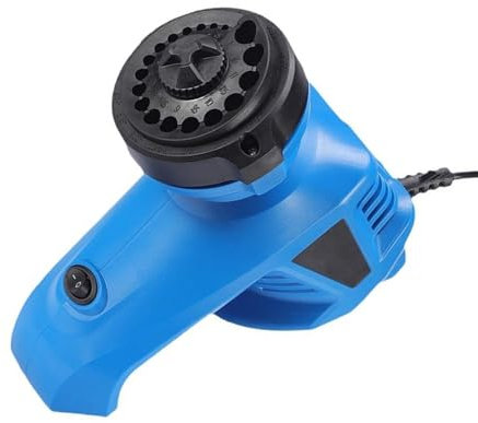 RGYBAO Tragbarer Bohrerspitzer für den Heimgebrauch, Spiralbohrer, elektrische Schleifmaschine, rutschfest, passend für Größen 1/8 Zoll bis 15/32 Zoll