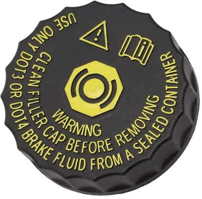 WUSJCOF Tappo del serbatoio del liquido dei freni antipolvere, protezione e coperchio freni per, compatibile con i modelli 206, 207, 301, 2008, 3008, 308, 408, 508, C2, C3-XR, C4, C5