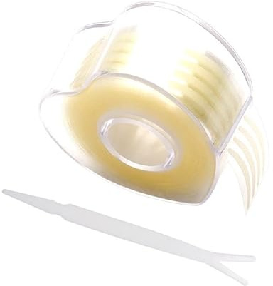 Dioche Adhesivo Doble para Párpados, Tiras Elevadoras de Párpados Transpirables, Cómodas y Respetuosas con la Piel, con Maquillaje Fácil de Aplicar, para Maquillaje de Ojos (Corazones)