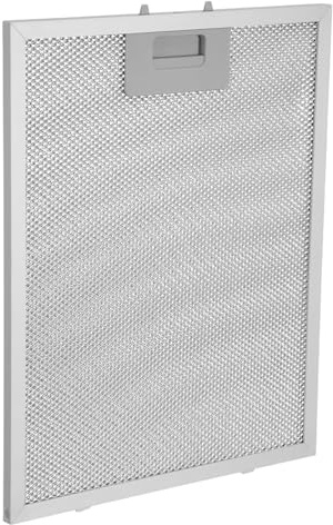 HAMPPLIES Filtro Antigrasso per Cappa da Cucina 32x26 Cm in Rete di Alluminio Resistente al Calore, Filtro di Ricambio per Cappa Aspirante e Forno Struttura a Sgancio Rapido, Compatibile