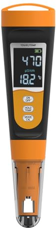 Misuratore di analisi dell'acqua professionale Misuratore di temperatura Tester digitale per idroponica Bere Misuratore portatile per test in piscina