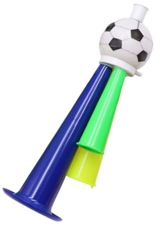 Vuvuzela Stadionhorn, 3-Ton Tröte, lauter Fanhorn für Fußball, Sportevents, Abschlussfeiern & Partys (B)