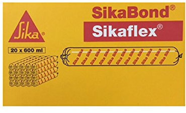 Sikaflex at Connection 1 K PU Hybrid Mastic Carton 20 Elastiques 600 ml Tuyau Sac Gris Moyen – Ingénieur et de Construction de fenêtres,türenab Joint, sur non poreuses et surfaces lisses, façade