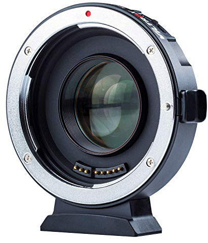 VILTROX EF-M2 II Electronic Auto Focus 0.71x Reducer Speed Booster Lens Mount Adapter for Canon EF Mount Lens to M4/3 MFT Camera PEN-F GH5 GH4 GF9 GX85 E-M5 E-M10 E-M10II E-PL3