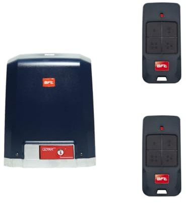 BFT DEIMOS BT A400 Motorrad Torantrieb, 24 V, Kabelkanal 400 kg + 2 Fernbedienung dfm