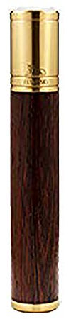 Rubinski Zigarren-Box mit großem Durchmesser, aus Holz, goldfarben, für Reisen, tragbar, Einzelrohr, mit Cohiba-Humidor (goldfarben)