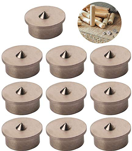 CESFONJER Holzdübel-Zentrierspitzen | dübelmarkierer | dübelspitzen, 12 mm (10 Stk.)