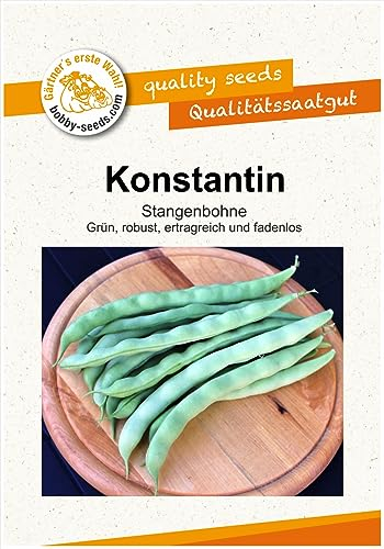 Gärtner's erste Wahl! bobby-seeds.com Bohnensamen Konstantin Stangenbohne Portion