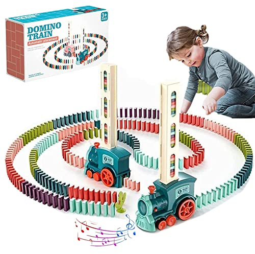 Winnsell Domino-Spiel: Domino Zug mit 100 Blöcken, Klassisch, Unisex, Alter 12+