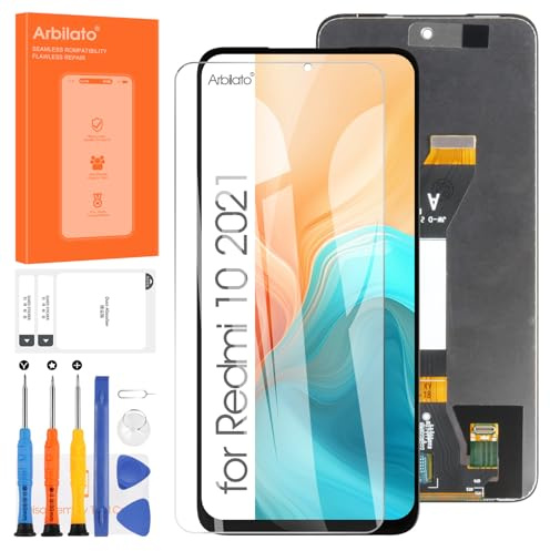 para Xiaomi Redmi 10 21061119AG, 21061119DG, 21061119AL Pantalla LCD | Pantalla táctil Digitalizador Asamblea Reemplazo