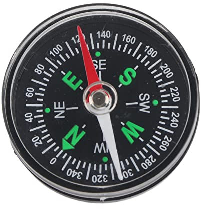 Restokki Spiegelkompass Kompass Outdoor Für Kartennavigation, Wasserdichter,Leichter Wanderkompass, Notfallset, Werkzeuge für Camping, Wanderung, deutsche Anleitung