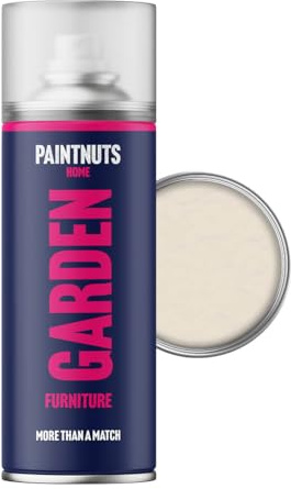 Paintnuts Garden Furniture Paint - RAL-9001 - CREAM Satin 400ml Spray Can