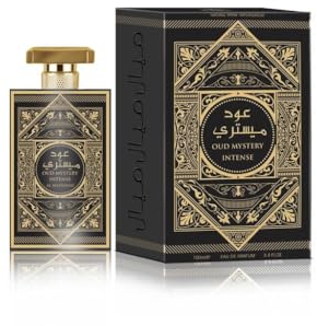 AL WATANIAH Oud Mystery Intense - Profumo di lusso unisex Eau de Parfum 100 ml, fragranza legnosa ed enigmatica